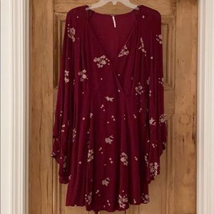 Free people bell sleeve dress